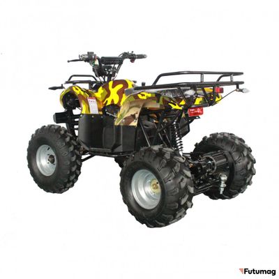 Квадроцикл GreenCamel Atakama T400 (60V 1500W R8 Дифференциал) пониженная, Армейский желтый