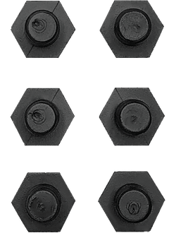 Комплект для крепления стрелы «RS-04K».  В комплект входит болт из полиамида M8x10 – 6 шт.