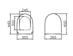 Сиденье для унитаза Vitra Sento (дюропласт, с микролифтом), 86-003-009