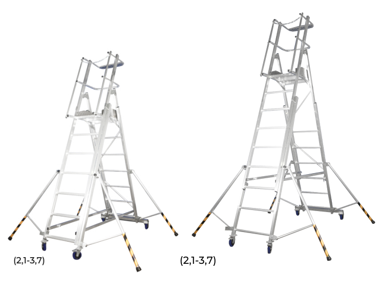 Лестница платформа телескопическая ЛПТА