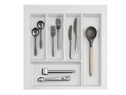 Лоток  для столовых приборов TRAY 500мм, БЕЛЫЙ  (13.0073)  AQ