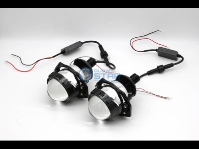 Светодиодные билед модули Aozoom A16 Bi-Led, 3.0 дюйма, крепление 3R и под гайку, драйвер внешний (комплект, 2шт)