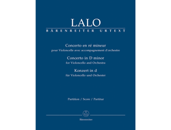 Lalo, Concerto for Violoncello and Orchestra D minor Score, Urtext edition