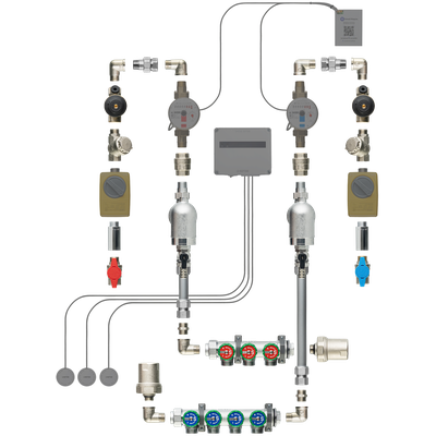 САНТЕХНАБОР для узла водоснабжения на 3/4