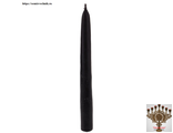 Свеча восковая черная 15 см (время горения 4 часа) (Candle)