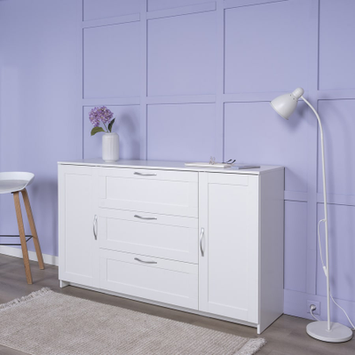 Сириус Тумба 2 двери и 3 ящика 1560х946х412 белый