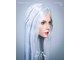 Женская голова (скульпт) с длинными волосами (серебро) 1/6 scale  (YMT050А) - YMTOYS
