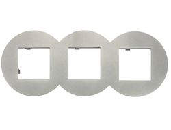 Рамка 3 поста алюминий Siza Vieira - Quadro 45 - Efapel 43930 TAL