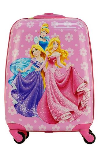 Детский чемодан Принцессы Диснея (Disney Princess) розовый