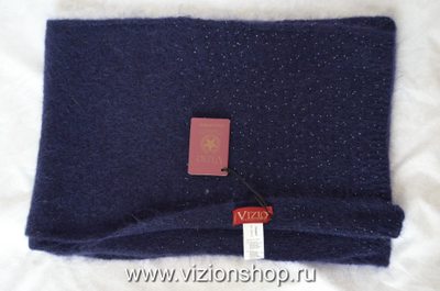 итальянский вязаный зимний шарф с бисером Vizio фото