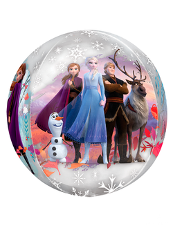 Сфера 3D Холодное сердце 16"/41 см (надутый)