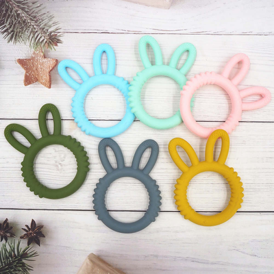 Грызунок-кольцо зайчик МЯТНЫЙ