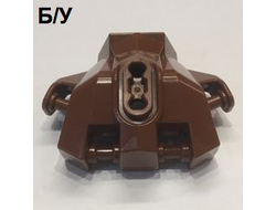 ! Б/У - Hero Factory Hand Armor with Handles for Clips, Reddish Brown (92233 / 6014027) - Б/У