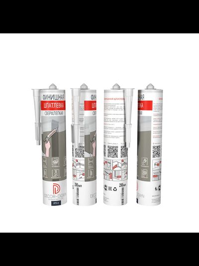 PT-1/Акрил шпатлевочный сверхлегкий Decor-Dizayn 290 мл/12