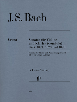 J.S. Bach Violin Sonatas BWV 1020, 1021, 1023