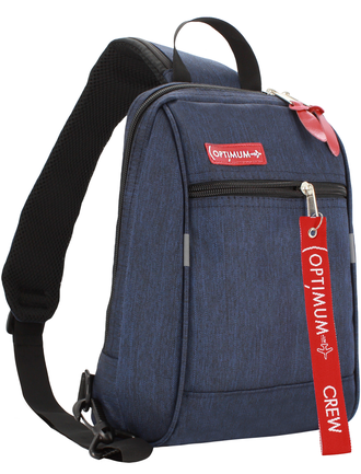 Рюкзак с одной лямкой - сумка на грудь Optimum XXL RL, синий
