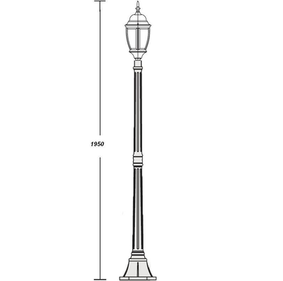 Садово-парковый светильник серии Arsenal  S bg(h=188см)