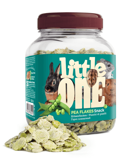 Little One для грызунов и кроликов Плющеный горох 230 г