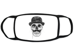 Тканевая защитная маска на лицо череп №3