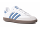 Adidas Samba White (Белые с синим) сбоку