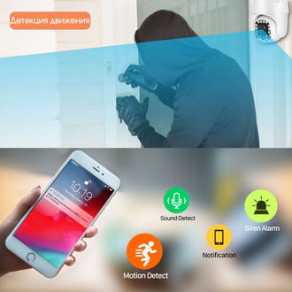 Видеокамера IP WI-FI Уличная Орбита OT-VNI23 Белая/Большая зона видимости/4хZoom/