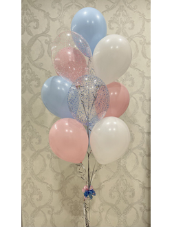 Гендер шар Boy or Girl (белый)