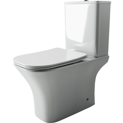 Унитаз-компакт Ceramicanova Alfa CN9002 с микролифтом, безободковый