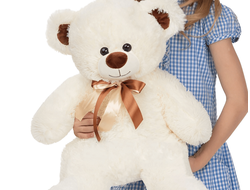 Плюшевый мишка 65 см бежевый Тони