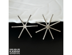 Основа мандалы 6/8 лучей 35 мм, нержавеющая сталь, цена за штуку