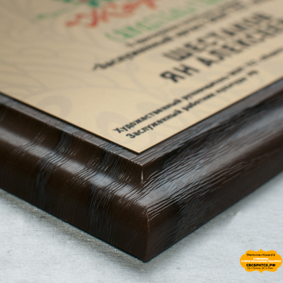 Наградная плакетка