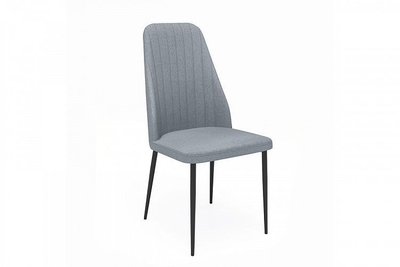 Стул ВАЛЕНСИЯ /черный каркас/ ULTRA GREY серый