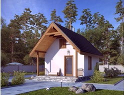 Баня из несъемной опалубки - Проект №2