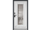 Дверь металлическая RX-10 Термо, цвет Муар ral 7024, панель - rx-10 цвет ПВХ Белая матовая