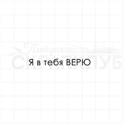 Я в тебя верю"