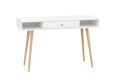 Стол письменный с ящиком и открытыми нишами 6-01102