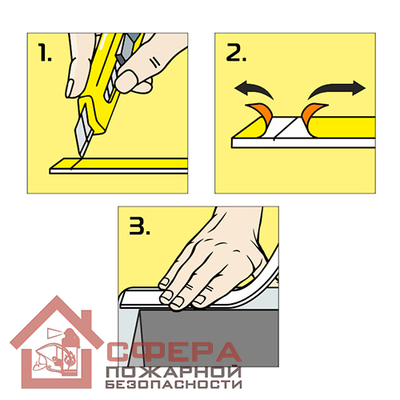 Уплотнитель самоклеящийся «ОГНЕЗА-М-КОР»