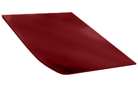 Металлосайдинг "Корабельная доска", красно-коричневый (0,45 мм)
