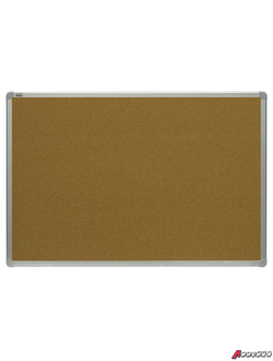 Доска пробковая для объявлений 120×180 см, алюминиевая рамка, 2×3 OFFICE, (Польша). 236536