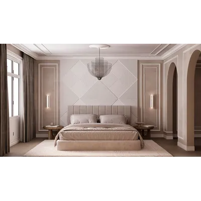 Гипсовая панель ARCHIMEDE + LED артикул D-0011