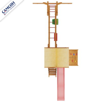 ДЕТСКАЯ ДЕРЕВЯННАЯ ИГРОВАЯ ПЛОЩАДКА САМСОН МАДАГАСКАР в Воронеже