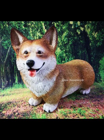 КОРГИ 40*37*21см полистоун Россия  3798/012309* Любимцы королевской семьи Елизаветы II в Англии