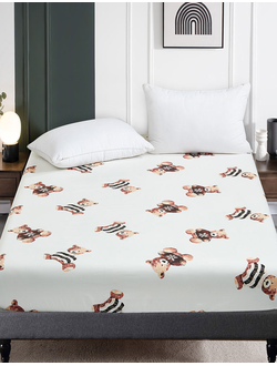 Простыня на резинке TANGO "Satelite" сатин 160х200х30 SAT1620-06