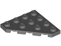 Wedge, Plate 4 x 4 Cut Corner, Magenta (30503 / 6349464)