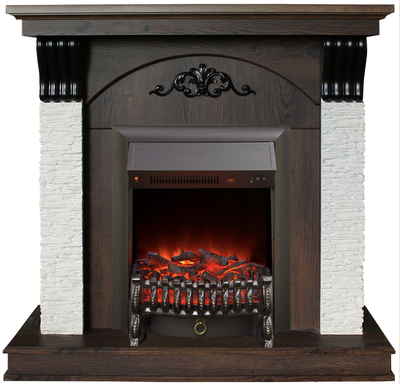 Электрокамин Corfino NT с очагом Fobos