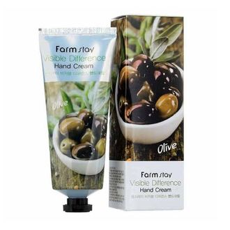 Крем для мягкости кожи рук с оливковым маслом FarmStay Visible Difference Olive Hand Cream оптом