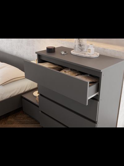 Денвер комплект мебели для спальни Графит серый