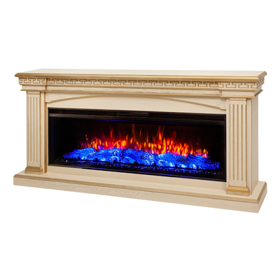 Линейный камин электрический Прага WT с очагом Joker 52