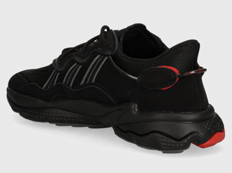 Adidas Ozweego Black Red (Черные) Арт 6 сбоку
