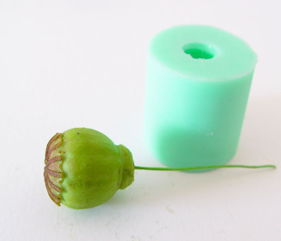 Набор силиконовых молдов "Маковка+Бутоны мака"