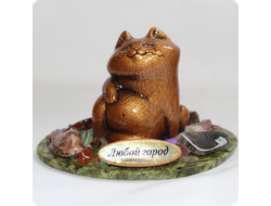 Сувениры на подставке из натурального камня